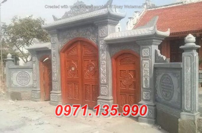 Mẫu Cổng Đá Nhà Thờ Họ Đẹp - Trà Vinh Ninh Thuận