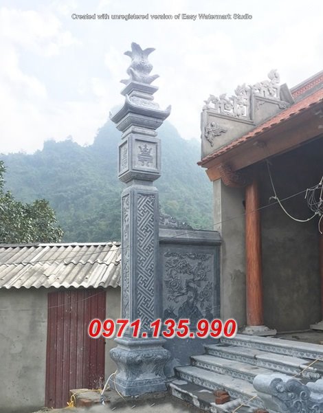 Mẫu Cột bằng đá đẹp đồng trụ cột đèn nhà thờ - Bình Định Phú Yên