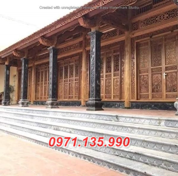 Mẫu Cột bằng đá đẹp đồng trụ cột đèn nhà thờ - Tiền Giang Vĩnh Long