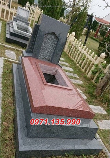 Mẫu Mộ Đá Hoa Cương Kim Sa Đẹp - Lăng mộ đá đẹp TP Hồ Chí Minh Đồng Nai