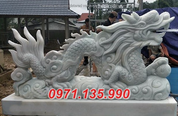 Mẫu chiếu rồng đá bậc thềm nhà thờ đình chùa miếu đẹp - Bình Định Phú Yên