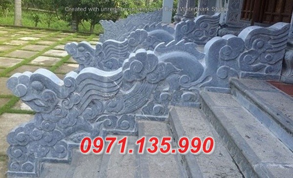 Mẫu chiếu rồng đá bậc thềm nhà thờ đình chùa miếu đẹp - Ninh Bình Thanh Hoá