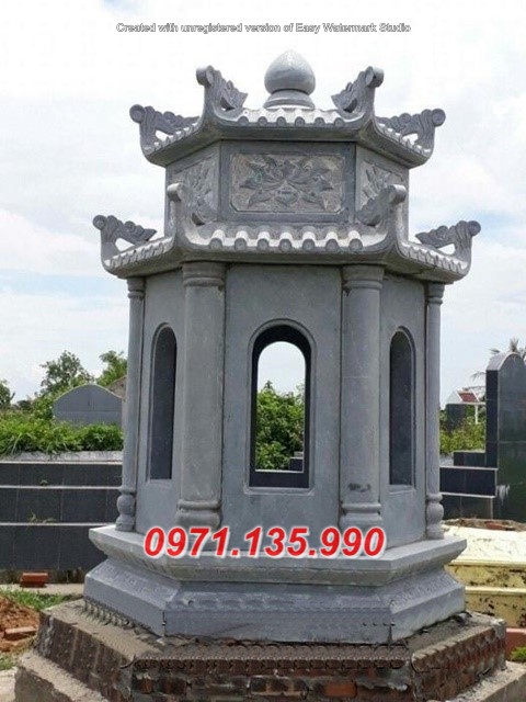Mẫu mộ đá tròn đẹp - Lăng tháp mồ mả tròn đá bán Cà Mau Tây Ninh