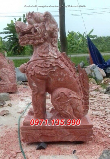 Mẫu nghê lân sư tử  bằng đá đẹp - Cà Mau Tây Ninh