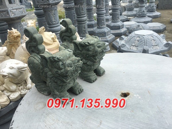 Mẫu nghê lân sư tử  bằng đá đẹp - Phú Thọ Thái Nguyên