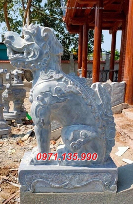Mẫu nghê lân sư tử  bằng đá đẹp - Thái Bình Nam Định