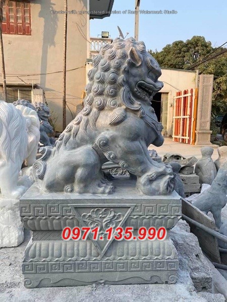 Mẫu nghê lân sư tử  bằng đá đẹp - Yên Bái Tuyên Quang
