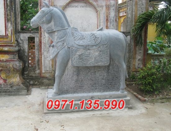 Mẫu ngựa đá đẹp Bắc Giang Bắc Ninh - đặt sân đình chùa miếu nhà th
