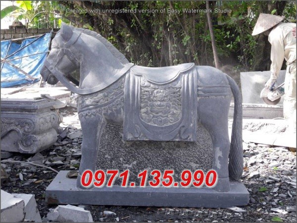 Mẫu ngựa đá đẹp bán tại An Giang Kiên Giang- đặt sân đình chùa miếu nhà thờ