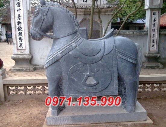 Mẫu ngựa đá đẹp bán tại Bình Định Phú Yên - đặt sân đình chùa miếu nhà thờ