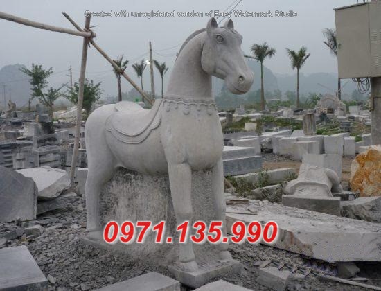 Mẫu ngựa đá đẹp bán tại Nghệ An Hà Tĩnh - đặt sân đình chùa miếu nhà thờ
