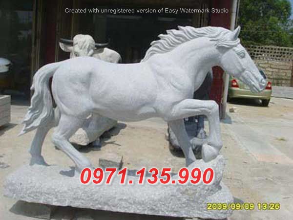 Mẫu ngựa đá đẹp bán tại Phú Thọ Thái Nguyên- đặt sân đình chùa miếu nhà thờ