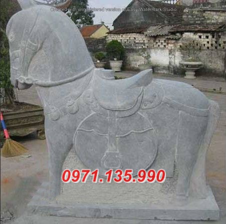 Mẫu ngựa đá đẹp bán tại TP Hồ Chí Minh Đồng Nai- đặt sân đình chùa miếu nhà thờ
