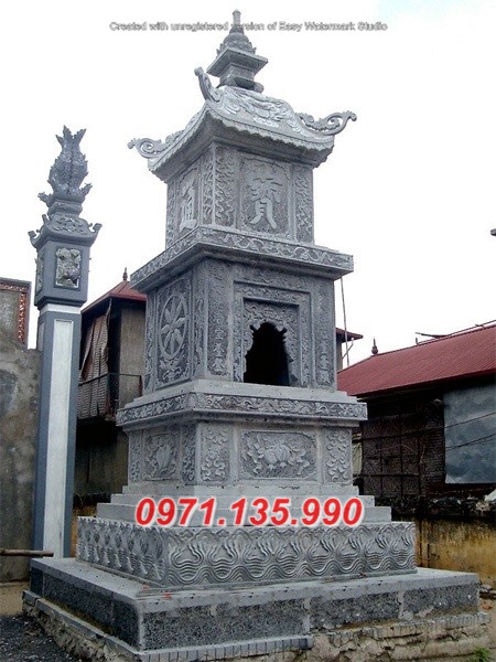 Mộ Tháp - Bảo Tháp Bằng Đá Đẹp - Cao Bằng Lạng Sơn Quảng Ninh Hải Phòng