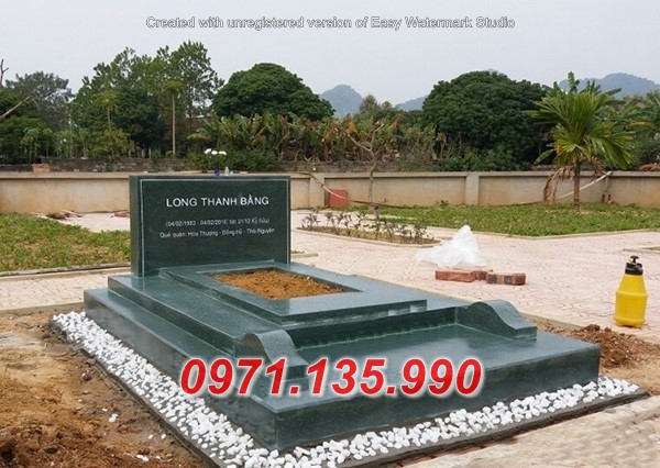 Mộ đá xanh rêu đẹp 2022 - mộ mồ mả đá xanh rêu cất để tro cốt Cần Thơ Đồng Tháp