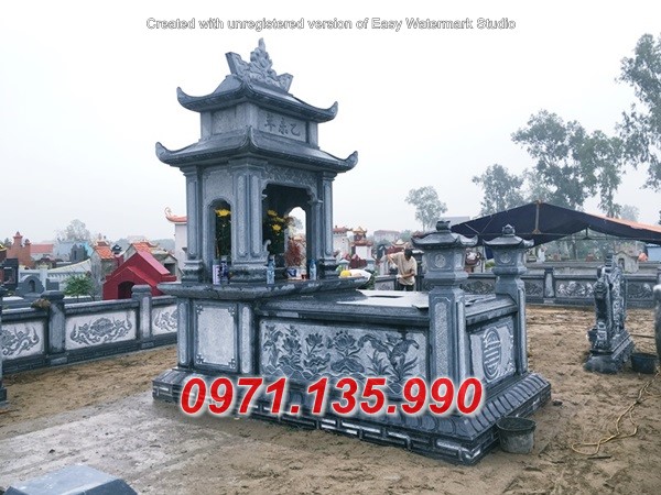 Mộ đá xanh rêu đẹp 2022 - mộ mồ mả đá xanh rêu cất để tro cốt Lai Châu Sơn La