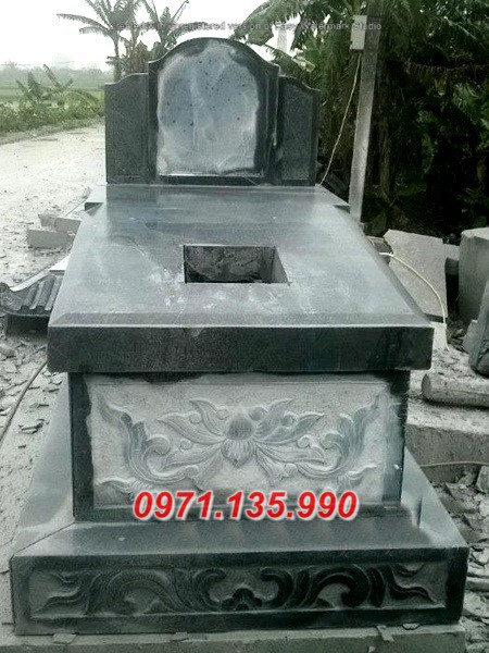 Mộ đá xanh rêu đẹp 2022 - mộ mồ mả đá xanh rêu cất để tro cốt Ninh Bình Thanh Hoá