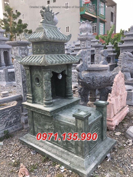 Mộ đá xanh rêu đẹp 2022 - mộ mồ mả đá xanh rêu cất để tro cốt Thừa Thiên Huế Quảng Ngãi
