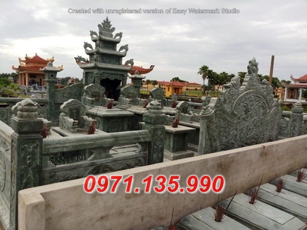 Mộ đá xanh rêu đẹp 2022 - mộ mồ mả đá xanh rêu cất để tro cốt Trà Vinh Ninh Thuận