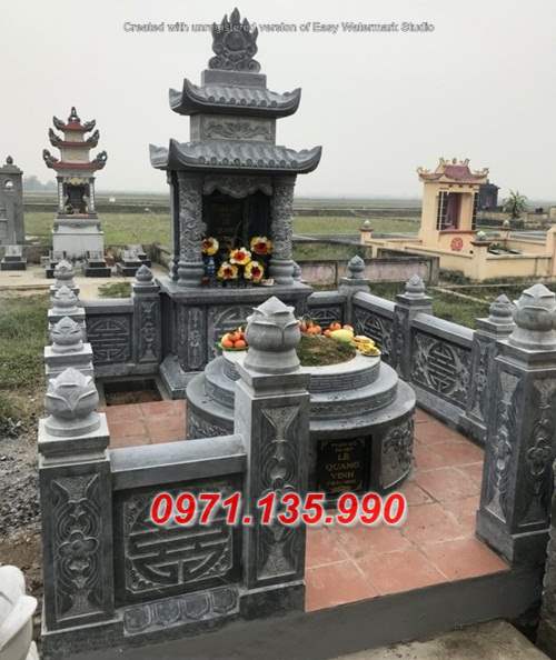 220 Mẫu mộ đá tự nhiên nguyên khối đẹp - lăng mộ cao cấp An Giang Kiên Giang