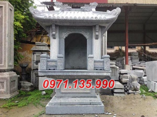 222 Miếu thờ bằng đá đẹp + Cây hương đá khối bán tại An Giang Kiên Giang