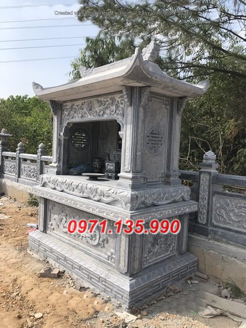 222 Miếu thờ bằng đá đẹp + Cây hương đá khối bán tại Bạc Liêu Hà Giang