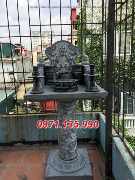 222 Miếu thờ bằng đá đẹp + Cây hương đá khối bán tại Bình Định Phú Yên