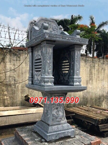 222 Miếu thờ bằng đá đẹp + Cây hương đá khối bán tại Bình Thuận Vĩnh Phúc