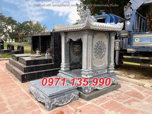 222 Miếu thờ bằng đá đẹp + Cây hương đá khối bán tại Đắk Nông Lâm Đồng