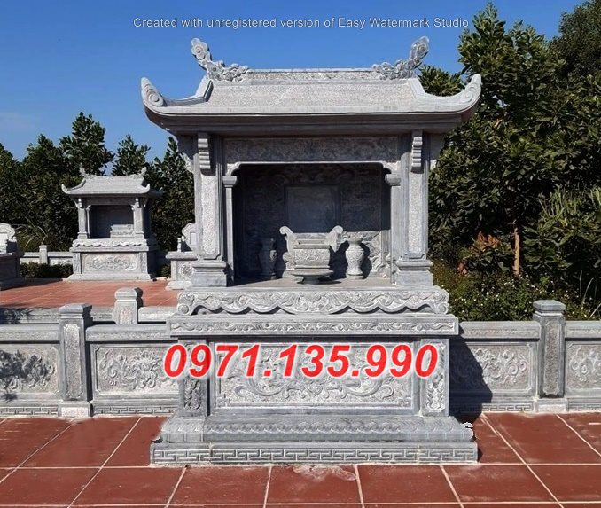 222 Miếu thờ bằng đá đẹp + Cây hương đá khối bán tại Hà Nội Hải Dương