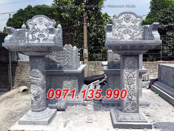 222 Miếu thờ bằng đá đẹp + Cây hương đá khối bán tại Hưng Yên Hà Nam
