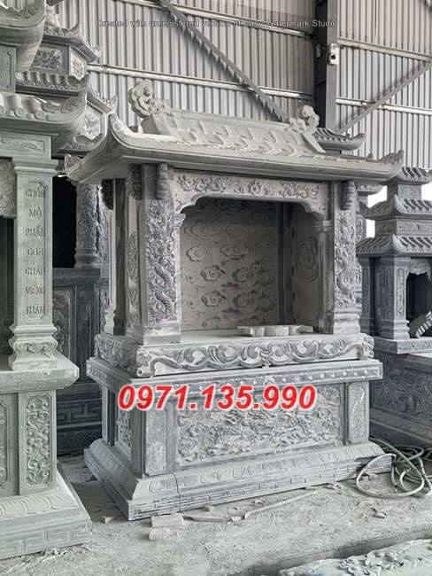 222 Miếu thờ bằng đá đẹp + Cây hương đá khối bán tại Ninh Bình Thanh Hoá