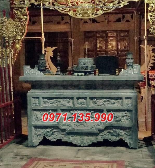 223 Mẫu bàn lễ bằng đá đẹp + Báo Giá Ban lễ bằng đá nhà thờ họ