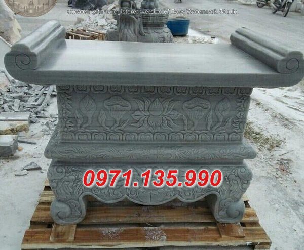 223 Mẫu bàn lễ bằng đá đẹp + Địa Chỉ Ban lễ bằng đá nhà thờ họ + Hậu Giang Bắc Cạn