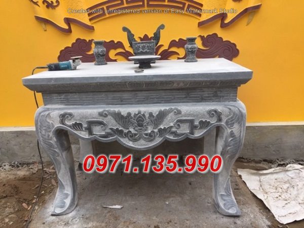 223 Mẫu bàn lễ bằng đá đẹp + Địa Chỉ Ban lễ bằng đá nhà thờ họ + Trà Vinh Ninh Thuận