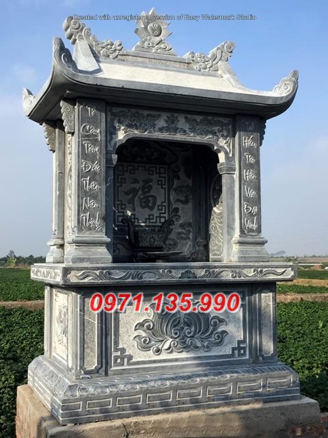 251 Am thờ bằng đá đẹp - Cây hương miếu thờ bằng đá khối + bán Thái Bình Nam Định