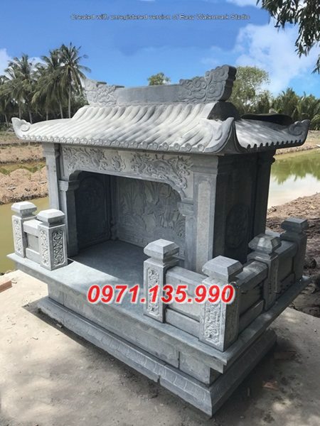 251 Am thờ bằng đá đẹp - Cây hương miếu thờ bằng đá khối + bán Tiền Giang Vĩnh Long