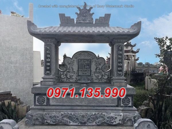 251 Am thờ bằng đá đẹp - Cây hương miếu thờ bằng đá khối + bán Yên Bái Tuyên Quang
