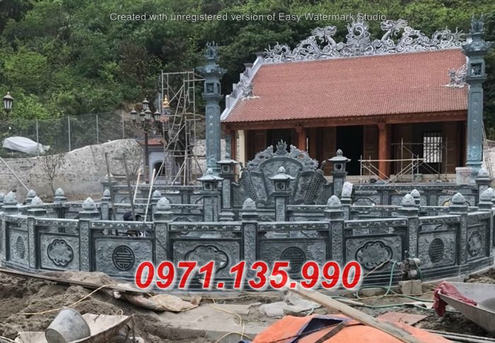 284 +Mẫu hàng rào bằng nhà thờ họ đẹp + lan can khu lăng mộ đá Bình Thuận Vĩnh Phúc