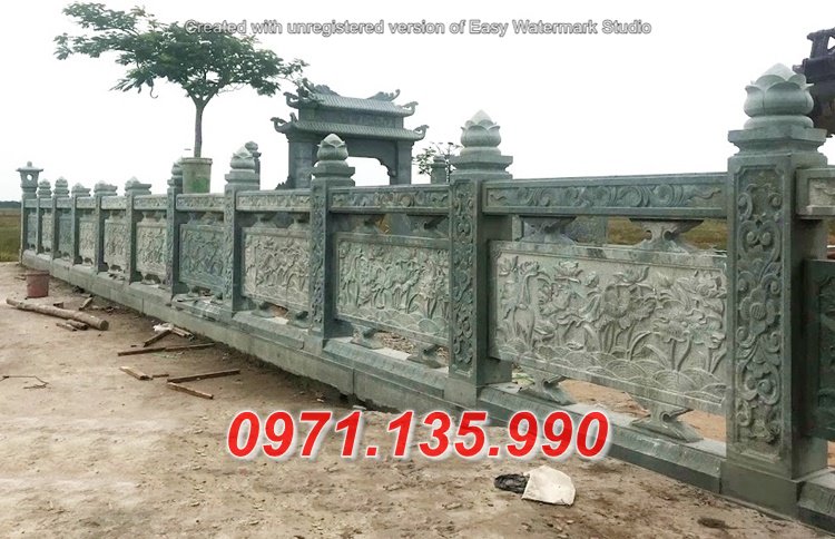 284 +Mẫu hàng rào bằng nhà thờ họ đẹp + lan can khu lăng mộ đá Quảng Ninh Hải Phòng