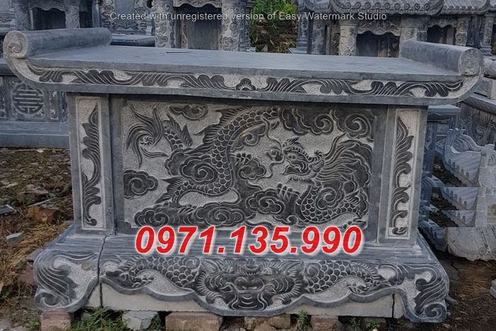 291 Ban lễ bằng đá nguyên khối đẹp + Mẫu Bàn lễ đá khu lăng mộ đẹp + Bán Đắk Nông Lâm Đồng