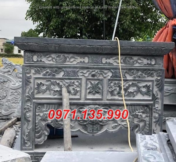 291 Ban lễ bằng đá nguyên khối đẹp + Mẫu Bàn lễ đá khu lăng mộ đẹp + Bán Quảng Ninh Hải Phòng