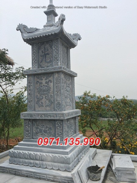 Hà Nội Báo Giá Mộ Bảo Tháp phật giáo bằng đá đẹp 87+