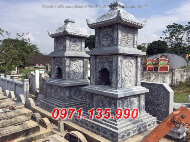 Hà Nội Xây Mộ Bảo Tháp phật giáo bằng đá đẹp 87+