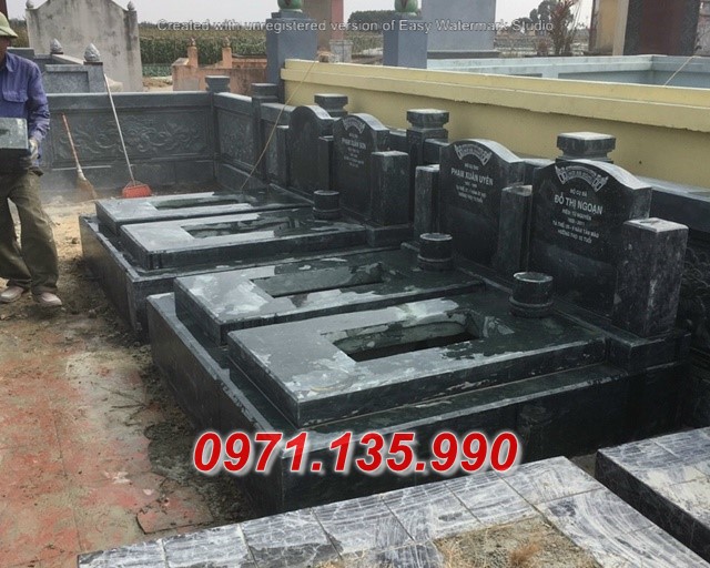 Kích thước mẫu mộ đá đẹp +998 - lăng mộ đá gia đình đẹp