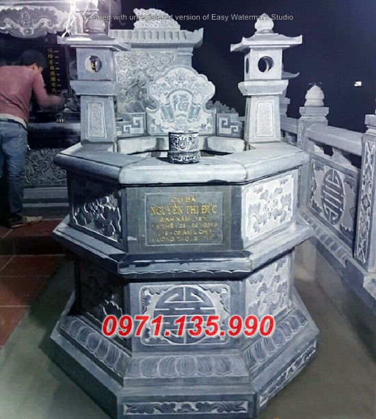 10 Tuyên Quang mộ lục lăng bằng đá ninh bình - mẫu mộ đá xanh