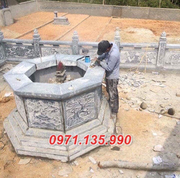 10 Tuyên Quang mộ lục lăng bằng đá thanh hóa - mẫu mộ đá xanh