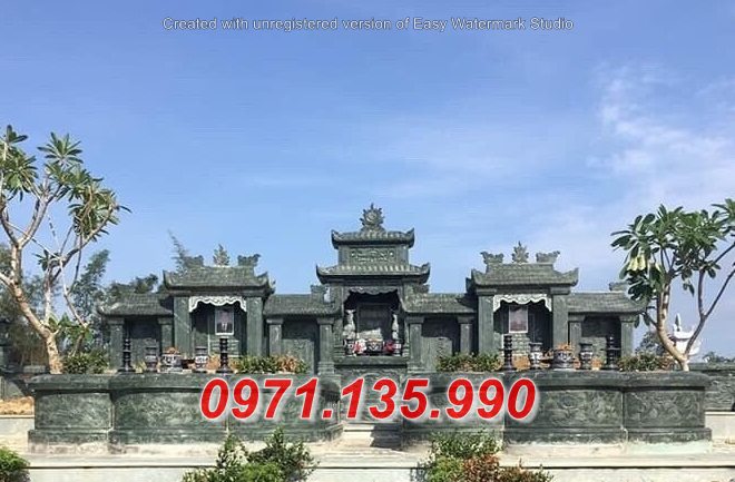 11 Mẫu mộ đá xanh đẹp - lăng mộ đá cao cấp