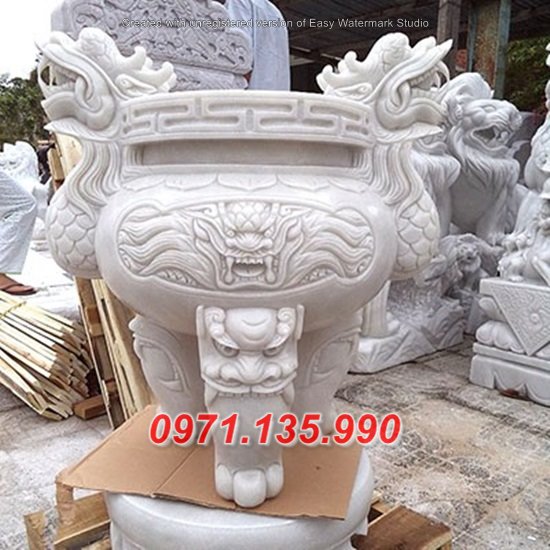 67 Mẫu lư hương bằng đá ninh bình cắm nhang khu lăng mộ gia đình