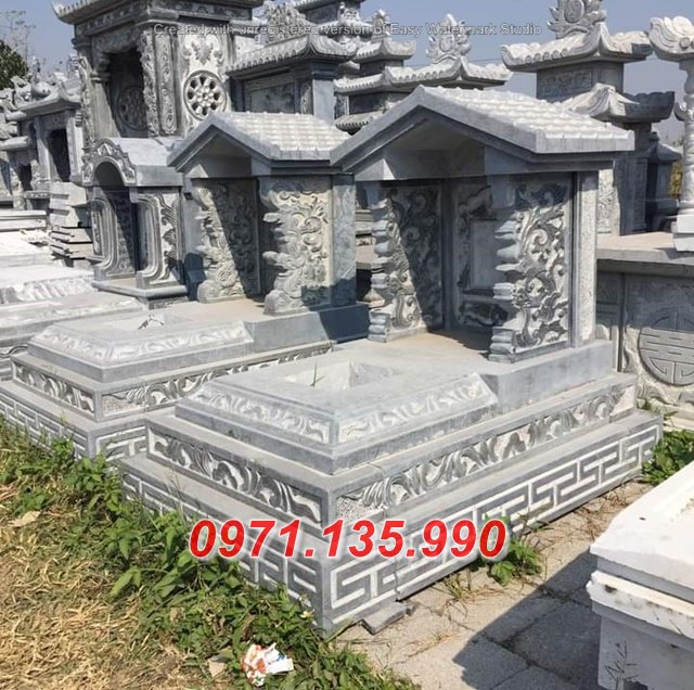82 Bình Thuận Xây mộ đá một mái - mộ đá giá rẻ